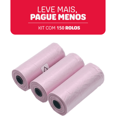 Refil Cata Caca Kroco Rosa Biodegradável