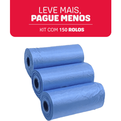 Refil Cata Caca Kroco Azul Biodegradável