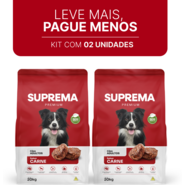 Ração Seca Suprema Sabor Carne para Cães Adultos