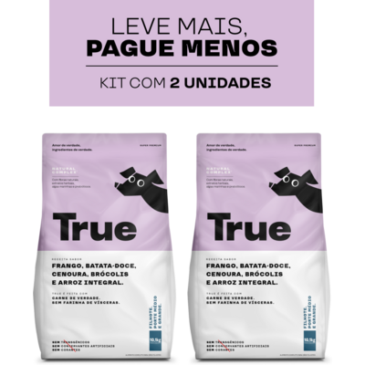 Ração Natural True para Cães Filhotes Raças Médias
