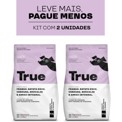 Ração Seca True para Cães Adultos Raças Médias e Grandes