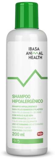 Shampoo Hipoalergênico Ibasa Animal Health para Cães e Gatos - 200 mL