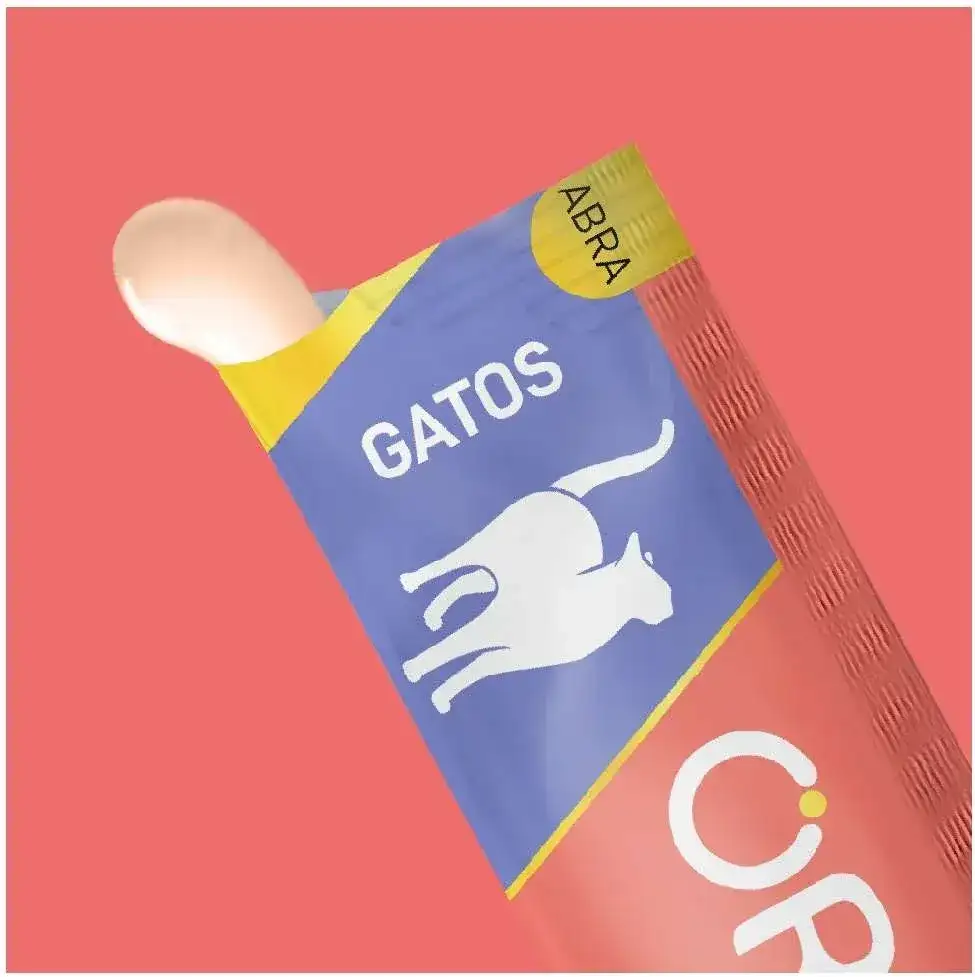 Petisco Cremoso Origens Creminho para Gatos Adutlos Sabor Frango - 1 Pacote (4 Unidades)