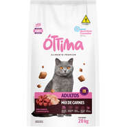 Ração Seca Óttima Mix de Carnes para Gatos Adultos - 20Kg