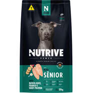 Ração Seca Nutrive Power Premium Especial para Cães Sênior sabor Frango e Proteínas - 20Kg