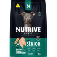 Ração Seca Nutrive Power Premium Especial para Cães Sênior sabor Frango e Proteínas - 15Kg