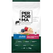 Ração Seca Performa Natural para Cães Sênior Raças Pequenas sabor Frango e Vegetais - 1Kg
