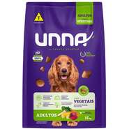 Ração Seca Unna Premium para Cães Adultos sabor Vegetais - 15Kg