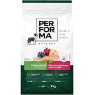 Ração Seca Performa Natural para Cães Filhotes Raças Pequenas sabor Frango e Vegetais - 1Kg