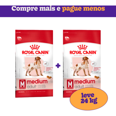 Ração Seca Royal Canin Medium Adult para Cães Adultos de Porte Médio”