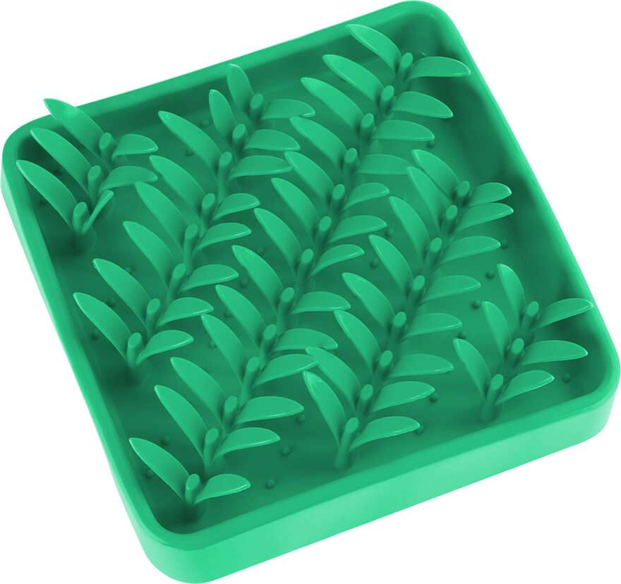 Tapete Interativo Meau Grama Verde para Cães e Gatos com ventosa - Tam. G