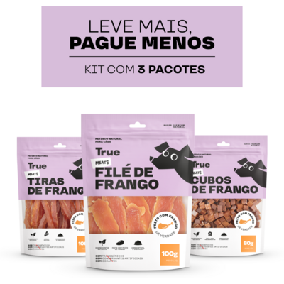 “Kit Petisco Natural True Meats Mix Frango”