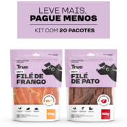 Kit Petisco Natural True Mix Sabores Filé - 20 pacotes