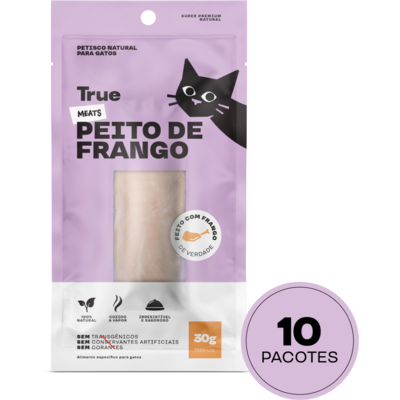 Kit True Meats Mix File de Atum e Peito de Frango para Gatos