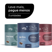 Kit Suplemento Palatavel Vitz Pet para Cães de Porte Pequeno - 3 Unidades