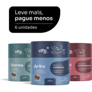 Kit Suplemento Palatavel Vitz Pet para Cães de Porte Pequeno - 6 unidades