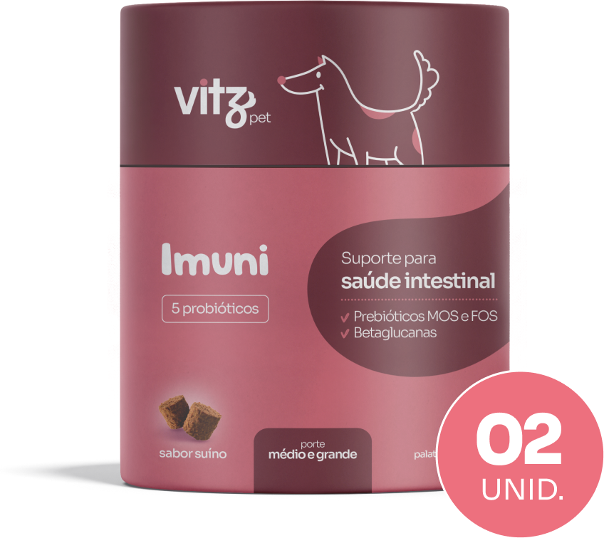 Kit Suplemento Palatavel Vitz Pet para Cães de Porte Médio e Grande - 6 unidades