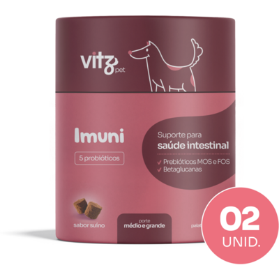 Kit Suplemento Palatavel Vitz Pet para Cães de Porte Médio e Grande