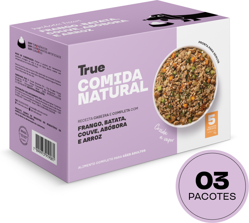 Kit Alimentação Natural True Sabores Variados para Cães Adultos 1Kg - 9 unidades