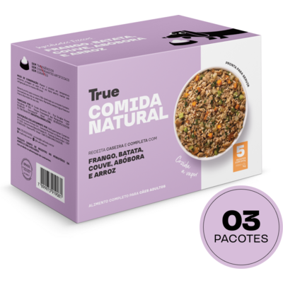 Kit Alimentação Natural True Sabores Variados para Cães Adultos 1 Kg
