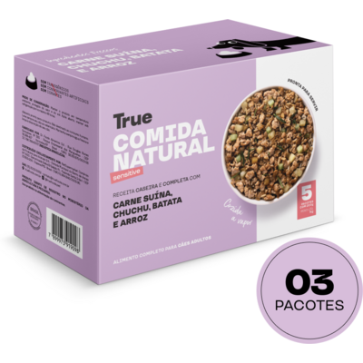 Kit Alimentação Natural True Sabores Variados para Cães Adultos 1 Kg