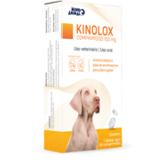 Antimicrobiano Mundo Animal Kinolox 150 mg para Cães e Gatos - 10 Comprimidos
