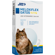 Anti-inflamatório Mundo Animal Meloxiflex 0,2 mg para Gatos - 5 Comprimidos