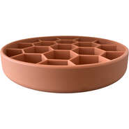 Comedouro Lento Meau Hexa Terracota Antiderrapante para Cães - Tam. G
