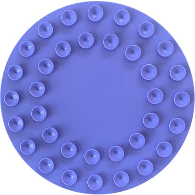 Comedouro Lento Meau Ondas Lilás com ventosa para Cães