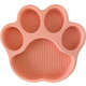 Comedouro Lento Meau Patinha Pessêgo congelável para Cães e Gatos