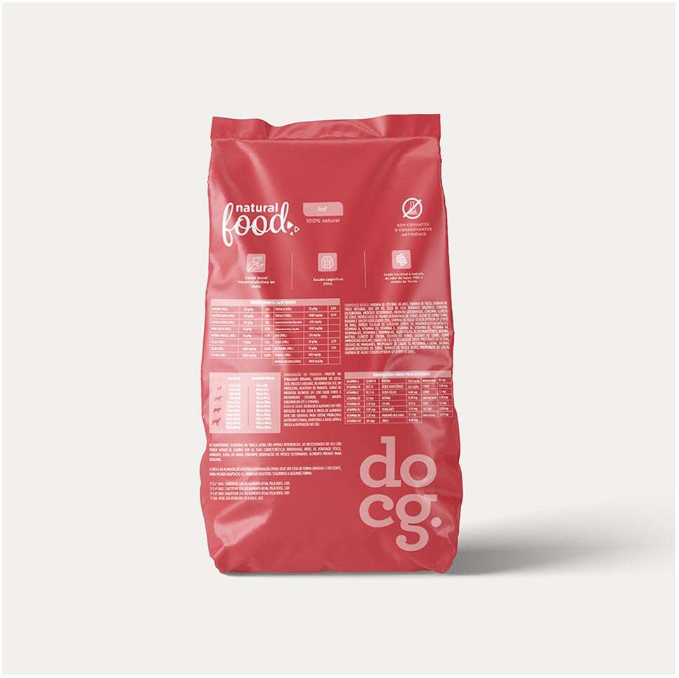 Ração Seca Doc.g Natural Food Liof Lombo para Cães - 5Kg