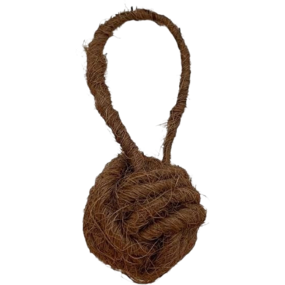 Brinquedo Sustentável Amicus Coconut Loop Marrom para Cães