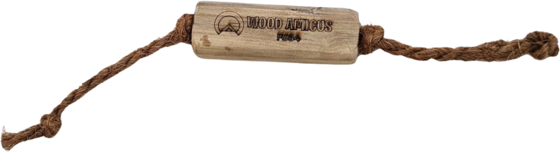 Brinquedo Sustentável Amicus Coconut Wood Bone Marrom para Cães - Tam. Único