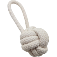 Brinquedo Sustentável Amicus Corda Loop Branco para Cães - Tam. Único