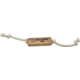 Brinquedo Sustentável Amicus Corda Wood Bone Branco para Cães