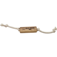 Brinquedo Sustentável Amicus Corda Wood Bone Branco para Cães - Tam. Único