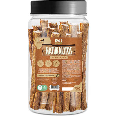 Petisco Pet Maniacs Naturalitos Recheado 6" 15 mm para Cães