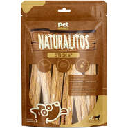 Petisco Pet Maniacs Naturalitos Stick 6" para Cães - 7 Unidades