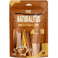 Petisco Pet Maniacs Naturalitos Stick 9" 12 mm para Cães - 250 g