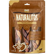 Petisco Pet Maniacs Naturalitos Trançado 6" para Cães - 3 Unidades