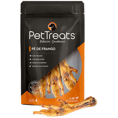 Petisco PetTreats Pé de Frango para Cães