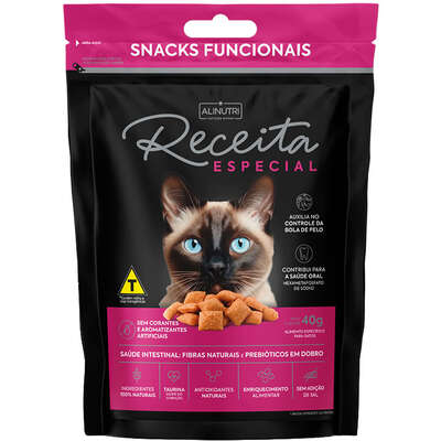 Petisco Alinutri Funcional Receita Especial para Gatos