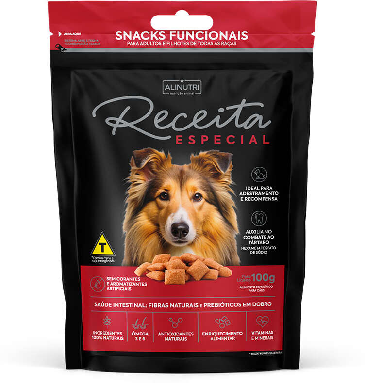 Petisco Alinutri Funcional Receita Especial para Cães - 100 g