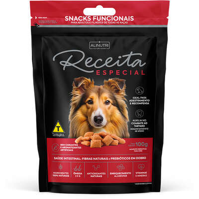 Petisco Alinutri Funcional Receita Especial para Cães