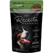 Ração Úmida Alinutri Receita Especial para Cães Adultos Raças Grandes Sabor Carne - 85 g