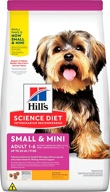 Ração Seca Hill's Science Diet para Cães Adultos Raças Minis e Pequenas - 2,04Kg