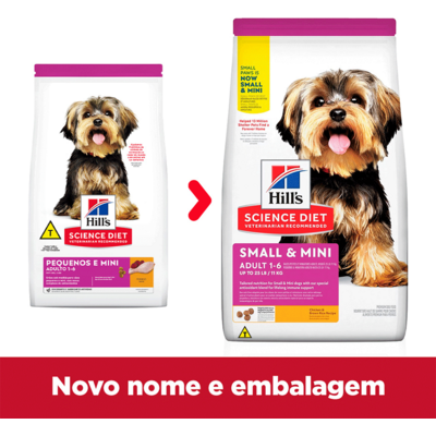 Ração Seca Hill's Science Diet para Cães Adultos Raças Minis e Pequenas