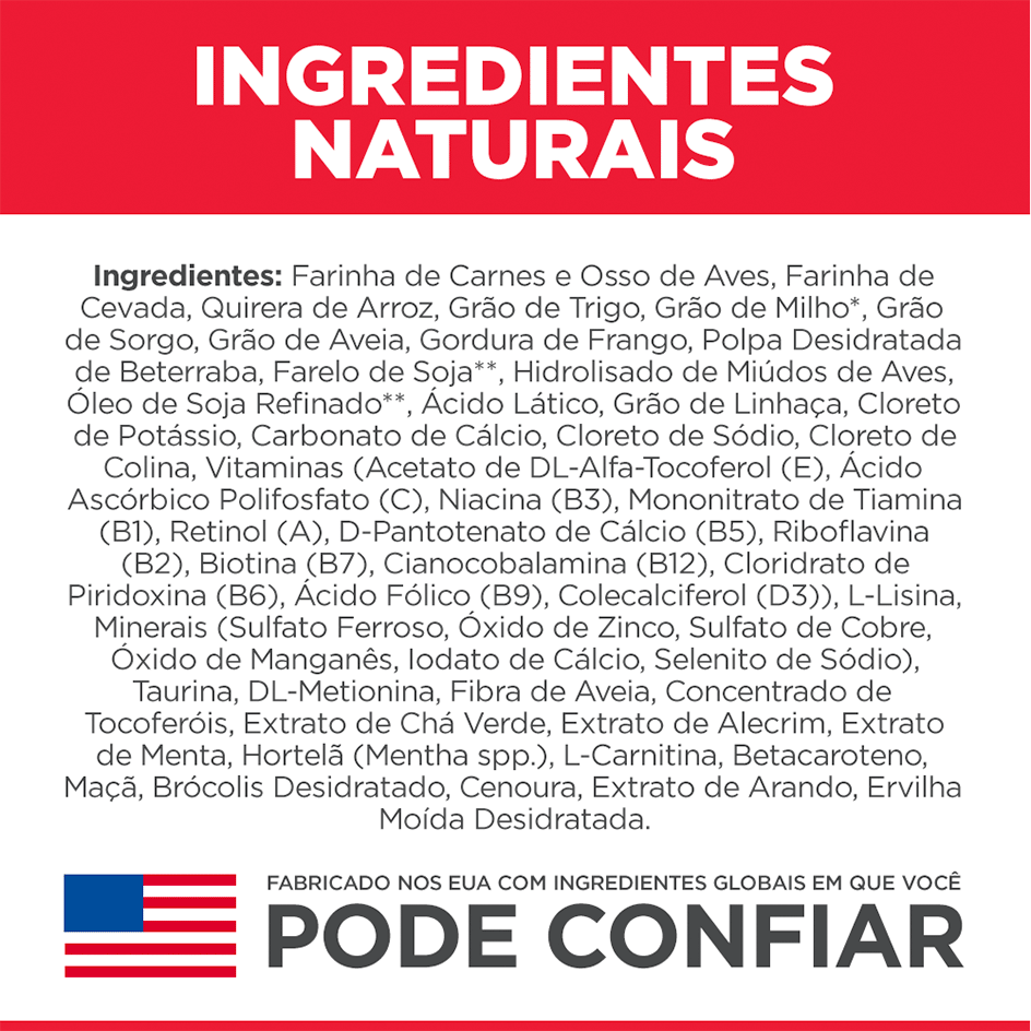 Ração Seca Hill's Science Diet para Cães Adultos Raças Minis e Pequenas - 2,04Kg