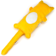 Brinquedo Pelúcia Gatton Cat Combat com Catnip Orgânico Amarelo para Gatos - Tam. Único