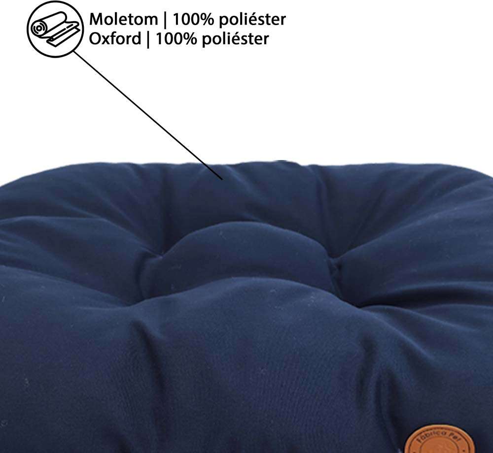 Almofada Fábrica Pet London Azul para Cães e Gatos - Tam. M